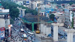 Tuyến đường sắt Cát Linh - Hà Đông tiếp tục phải lùi tiến độ - Ảnh: Ngọc Thắng