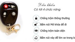 Remote điều khiển thiết bị chống trộm xe máy.
