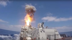 Phóng tên lửa hành trình trên Địa Trung Hải.
