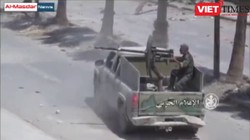 Binh sĩ quân đội Syria chiến đấu ở Đông Ghouta