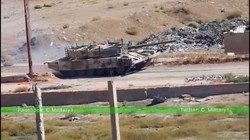 Xe tăng quân đội Syria tấn công trong khu vực Đông Ghouta