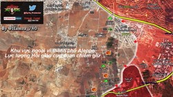 Bản đồ chiến sự thành phố Aleppo ngày 23.10.2016