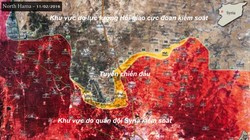 Bản đồ chiến sự vùng nông thôn miền Bắc tỉnh Hama