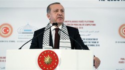 Tổng thống  Erdogan phát biểu trong Hội nghị