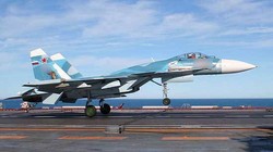 máy bay tiêm kích Hải quân Su-33 trên tàu sân bay Đô đốc Kuznetsov