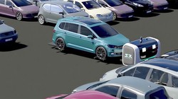 Robot Stan cất giữ xe ô tô trên sân bay