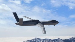 Máy bay không người lái Avenger do General Atomics chế tạo, được sử dụng để bắn hạ tên lửa ICBM Bắc Triều Tiên - ảnh NewYork Times