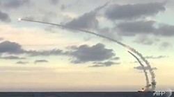 Hải quân Nga phóng tên lửa Kalibr vào khu vực tỉnh Idlib - ảnh minh họa Masdar News