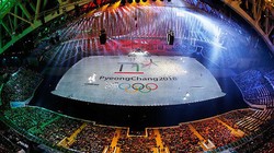 Quang cảnh sân vận động Thế vận hội Mùa đông 2018 - ảnh SBS