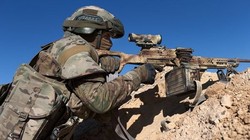 Binh sĩ đặc nhiệm Nga trên chiến trường Palmyra năm 2017 - ảnh minh họa Defense Tech Russia