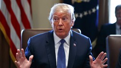 Tổng thống Donald Trump tuyên bố sẽ có phản ứng sớm với vụ tân công hóa học ở Syria - ảnh minh họa Washington post