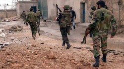 Binh sĩ quân đội Syria ở Rastan tỉnh Homs, ảnh minh họa Masdar News