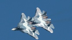 Náy bay tiêm kích tàng hình Su-57. Ảnh minh họa của RG
