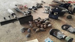 Bom đạn và vũ khí nổ tự chế của lực lượng Hồi giáo cực đoan ở Syria