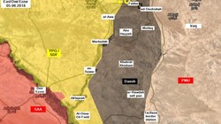 Chiến trường khu vực Deir Ezzor ngày 05.06.2018. Ảnh Masdar News