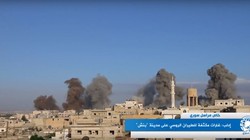 Không quân Nga không kích lực lượng Hồi giáo cực đoan ở idlib. Ảnh minh họa video