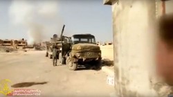 Lực lượng Liwa Fatemiyoun hành quân về Deir Ezzor. Ảnh minh họa Masdar News