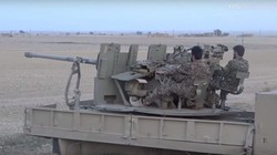 Chiến binh người Kurd trên sa mạc tỉnh Hasakah. Ảnh minh họa Masdar News