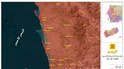 Chiến tuyến của lực lượng Houthi theo truyền thông Hezbollah