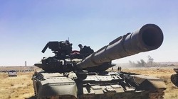 Xe tăng T-90 Nga trong lực lượng Tiger tấn công ở Daraa