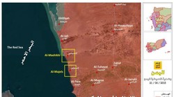 Chiến trường bờ biển phía tây Yemen, bản đồ Hezbollah