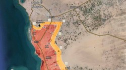 Chiến tuyến liên minh quân sự do Ả rập Xê út dẫn đầu ở thành phố cảng và sân bay  sân bay al-Hudaydah. Ảnh South Front