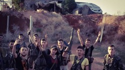 Binh sĩ lực lượng NDF và Hezbollad trong hai thị trấn Al-Fou’aa và Kafraya, ảnh Masdar News