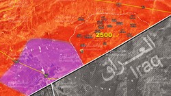 Những khu vực sa mã được quân đội Syria truy quét trong cuộc tấn công phía đông tỉnh Homs. Ảnh Muraselon