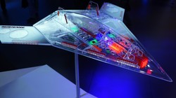 Sơ đồ mô phỏng máy bay không người lái tấn công hạng nặng. Ảnh VPK