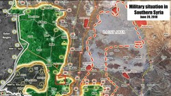 Tình hình chiến sự tỉnh Daraa ngày 28.06.2018 theo South Front