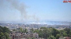 Lực lượng pháo binh tên lửa Syria tấn công HTS ở Daraa. Ảnh minh họa SANA