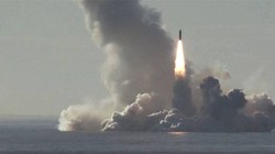 Phóng tên lửa đạn đạo liên lục địa Bulava từ tàu ngầm nguyên tử chiến lược  “Yuri Dolgoruky” (K-535). Ả minh họa Video