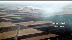 Chiến trường phía đông thành phố Daraa. Ảnh video Hzbollah
