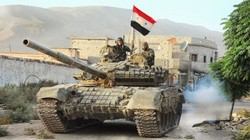 Xe tăng quân đội Syria. Ảnh minh họa Masdar News