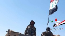 Xe tăng quân đội Syria tiến vào ngã tư biên giới với Jordan. Ảnh South Front