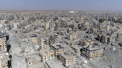 Thảm họa thành phố Raqqa sau cuộc tấn chiếm của Lực lượng dân quân người Kurd. Ảnh Sputnik