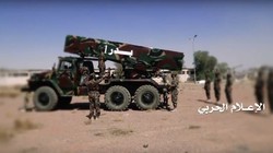 Hệ thống pháo phản lực của lực lượng Houthi. Ảnh minh họa South Front