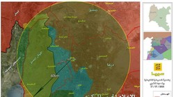 Sư đoàn Tiger giải phóng thị trấn Harra và cao điểm chiến lược cùng tên. Bản đồ truyên fthông Hezbollah