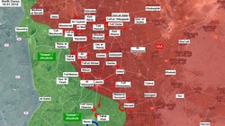 Các mũi tiến công của quân đội Syria trên chiến trường Daraa. Ảnh minh họa SouthFront