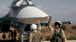 Máy bay ném bom chiến thuật Su-34 ở Syria. Ảnh minh họa RG