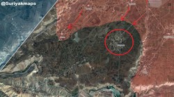 Quân đội Syria tiến công giải phóng thị trấn Shajarah. Ảnh bản đồ South Front