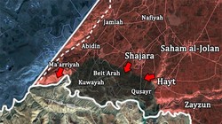 Cuộc tấn công của sư đoàn cơ giới số 4 vào thị trấn Shajarah ngày 31.07.2018. Ảnh minh họa South Front