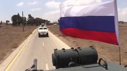 Quan cảnh Nga bảo vệ lực lượng gìn giữ hòa bình Liên Hiệp Quốc trên cao nguyên Golan. Ảnh video