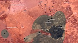 Tình hình chiến sự khu vực sa mạc phía đông tỉnh Sweida. Ảnh minh họa South Front