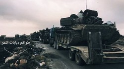 Các đơn vị chủ lực của sư đoàn Tiger bắt đầu cơ động về Idlib. Ảnh minh họa Masdar News