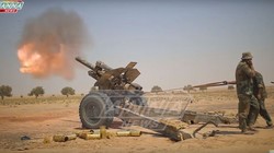 Các đơn vị pháo binh chiến trường Sweida pháo kích. Ảnh minh họa ANNA News