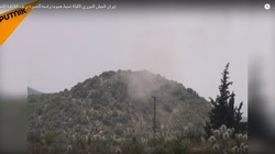 Quân đội Syria pháo kích dữ dội Latakia. Ảnh minh họa video Sputnik