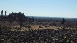 Binh sĩ quân đội Syria trên chiến trường Al-Safa. Sweida