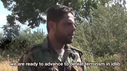 Sĩ quan, binh sĩ Syria đã sẵn sàng cho cuộc tấn công vào Idlib, Hama, Latakia. Ảnh minh họa video Ruptly.