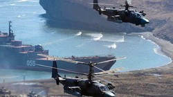 Hải quân Nga diễn tập chiến đấu. Ảnh minh họa Rusvesna